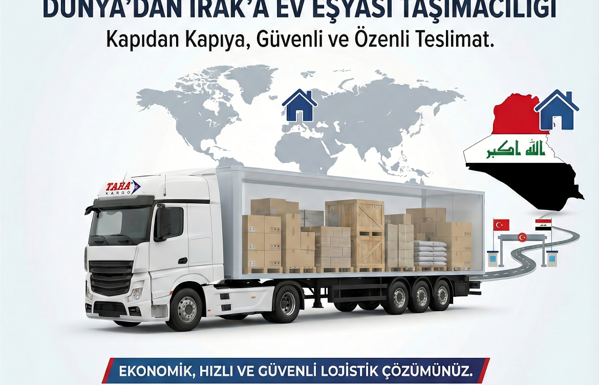 Dünya’nın Her Yerinden Irak’ın Her Noktasına Ev Eşyası Taşımacılığı